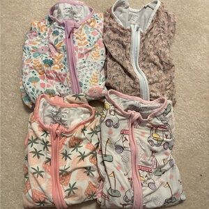 Caden Lane Convertible Zip Romper Pajamas Bundle